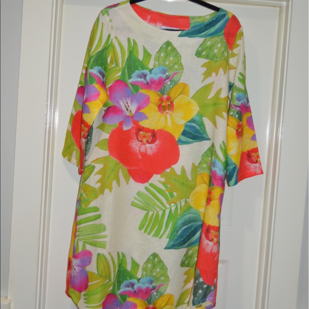 Allegra Masetti linen dress